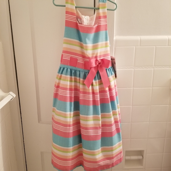 Iris & Ivy girls multi-color party dress, size 12 - Picture 1 of 6